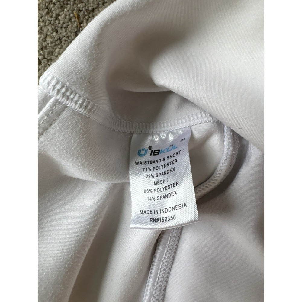 Ibkul White Pleated Pull On Skort Womens L Pockets Pickleball Golf Athleisure - Picture 5 of 7